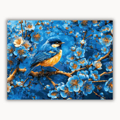 Ice Blue Sparrow