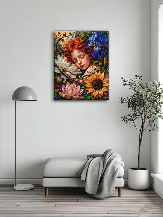 Iris Floral Lady
