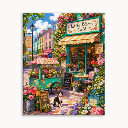 Kitten Dessert Cart Paint By Numbers