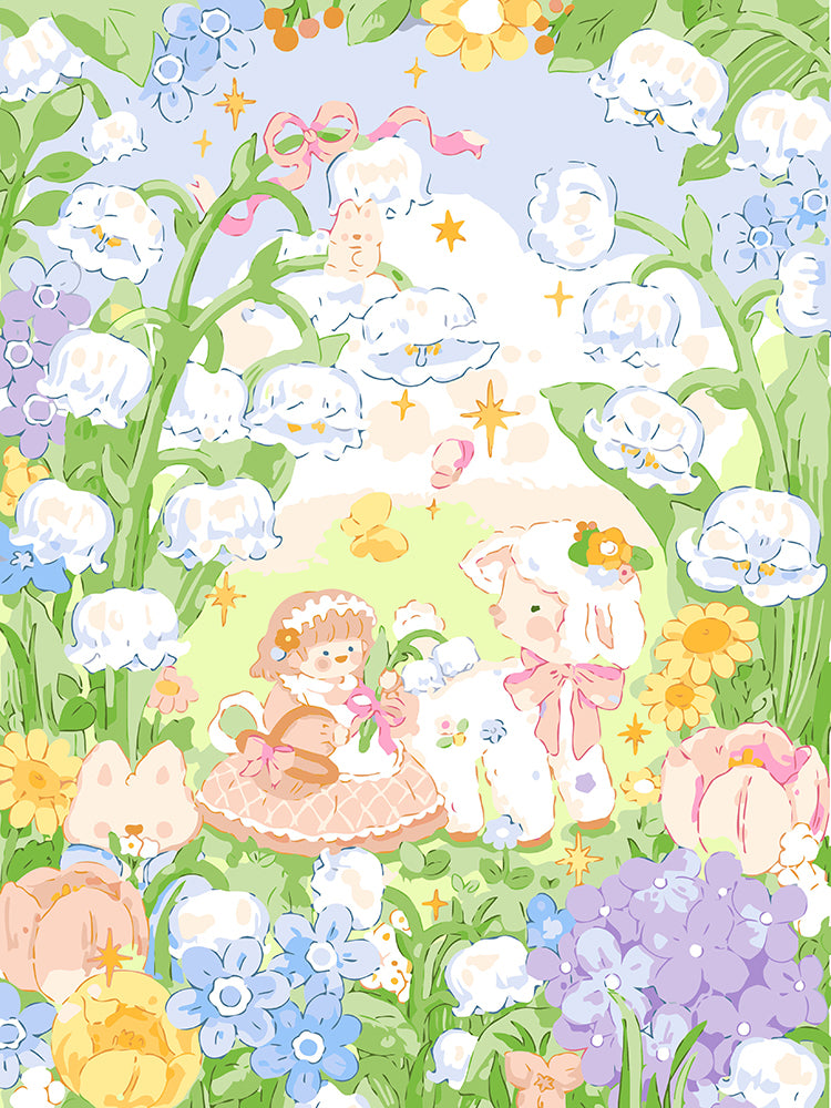 Lamb and Lily of the Valley