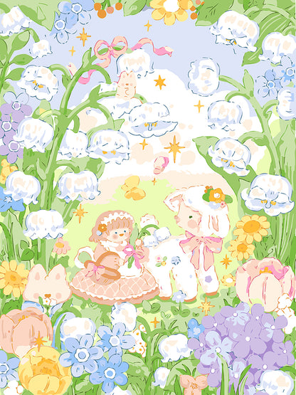 Lamb and Lily of the Valley