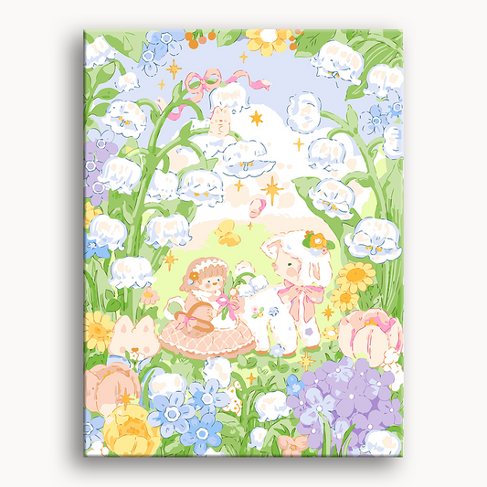 Lamb and Lily of the Valley