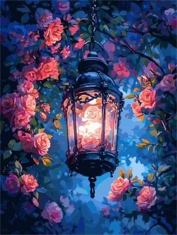 Lamps and Flowers