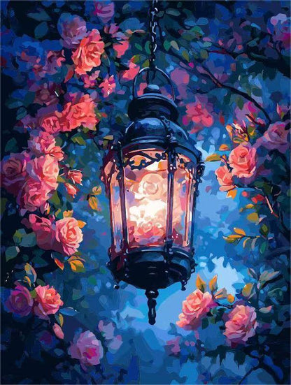 Lamps and Flowers