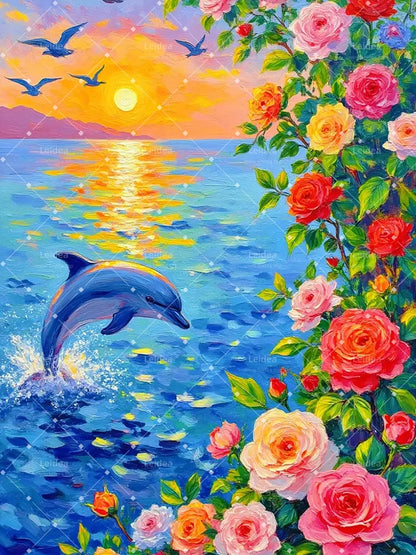 Leaping Dolphins 2