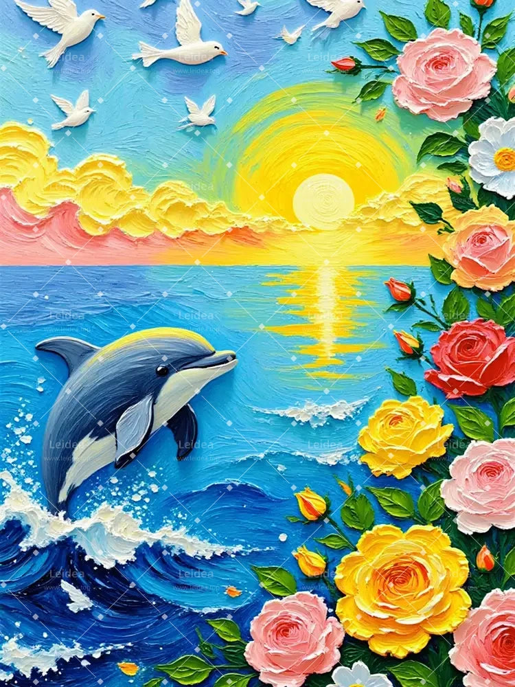Leaping Dolphins 3