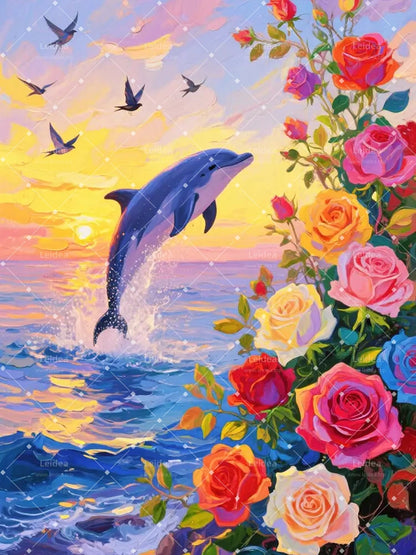 Leaping Dolphins 4