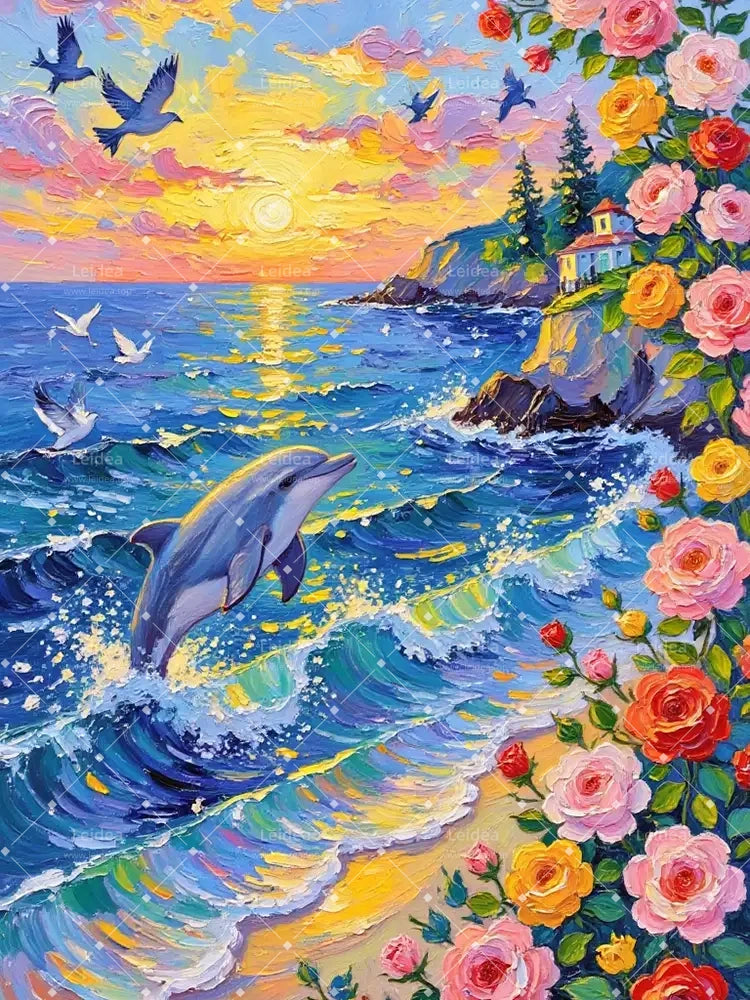 Leaping Dolphins 5