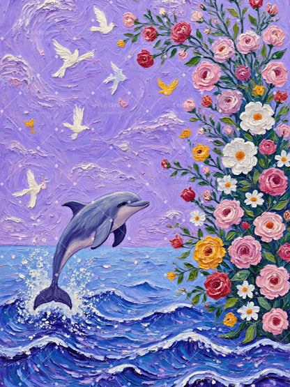 Leaping Dolphins 6