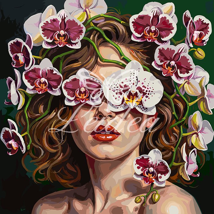 Lilac & Orchid Curly Goddess