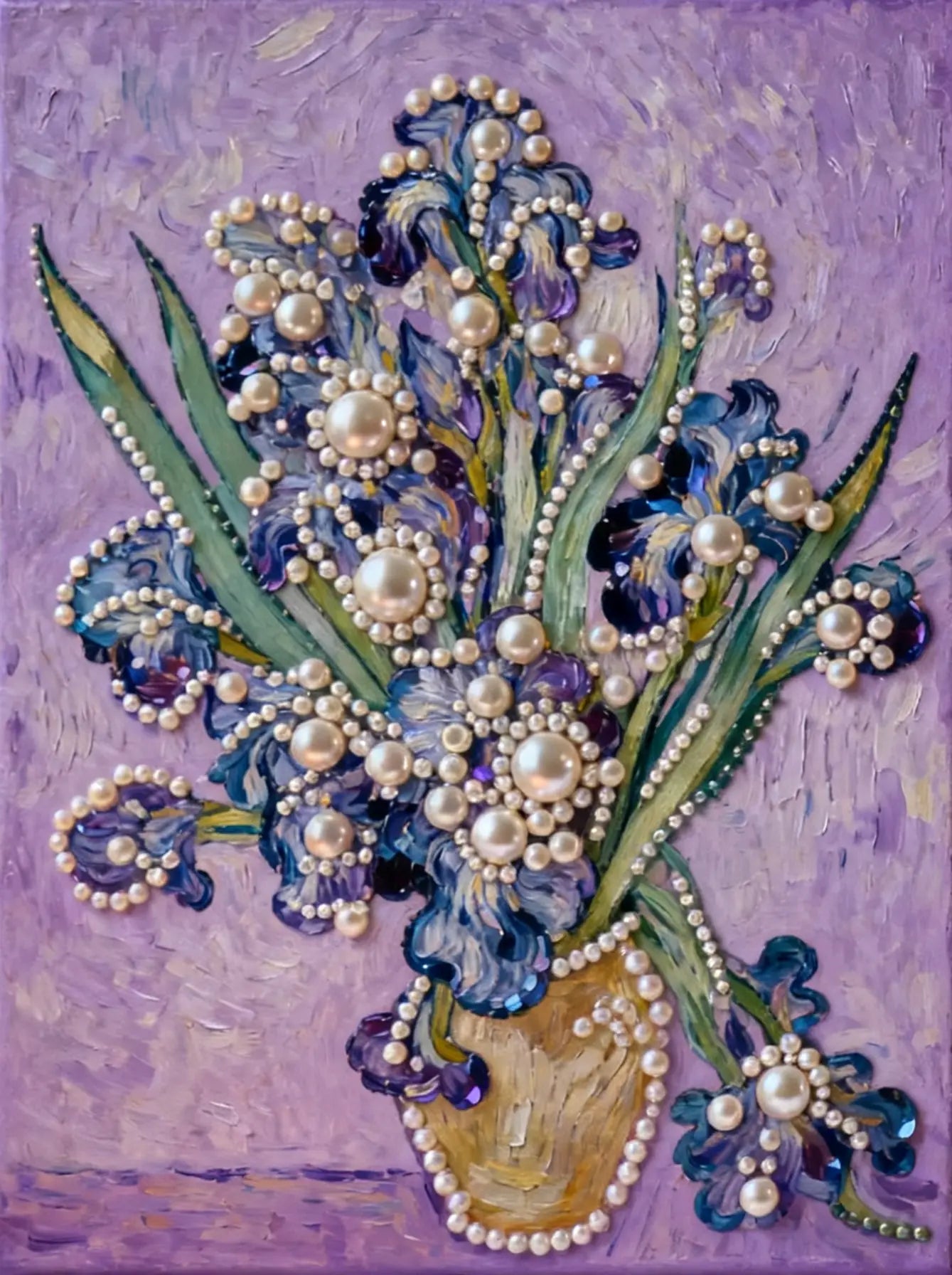 Lily of the valley Pearl Painting