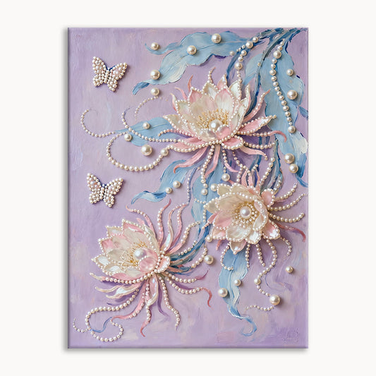 Lotus and Pearl Painting