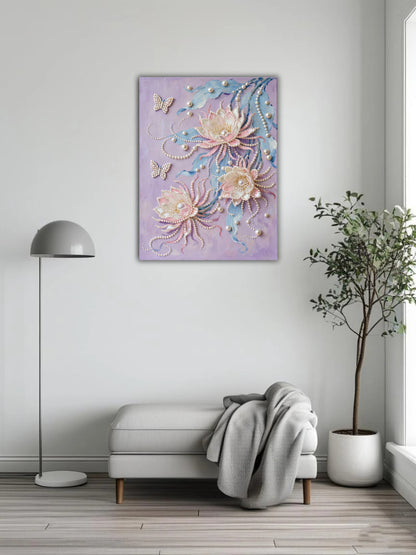 Lotus and Pearl Painting