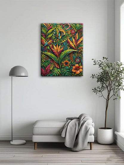 Lush Tropical Jungle Foliage