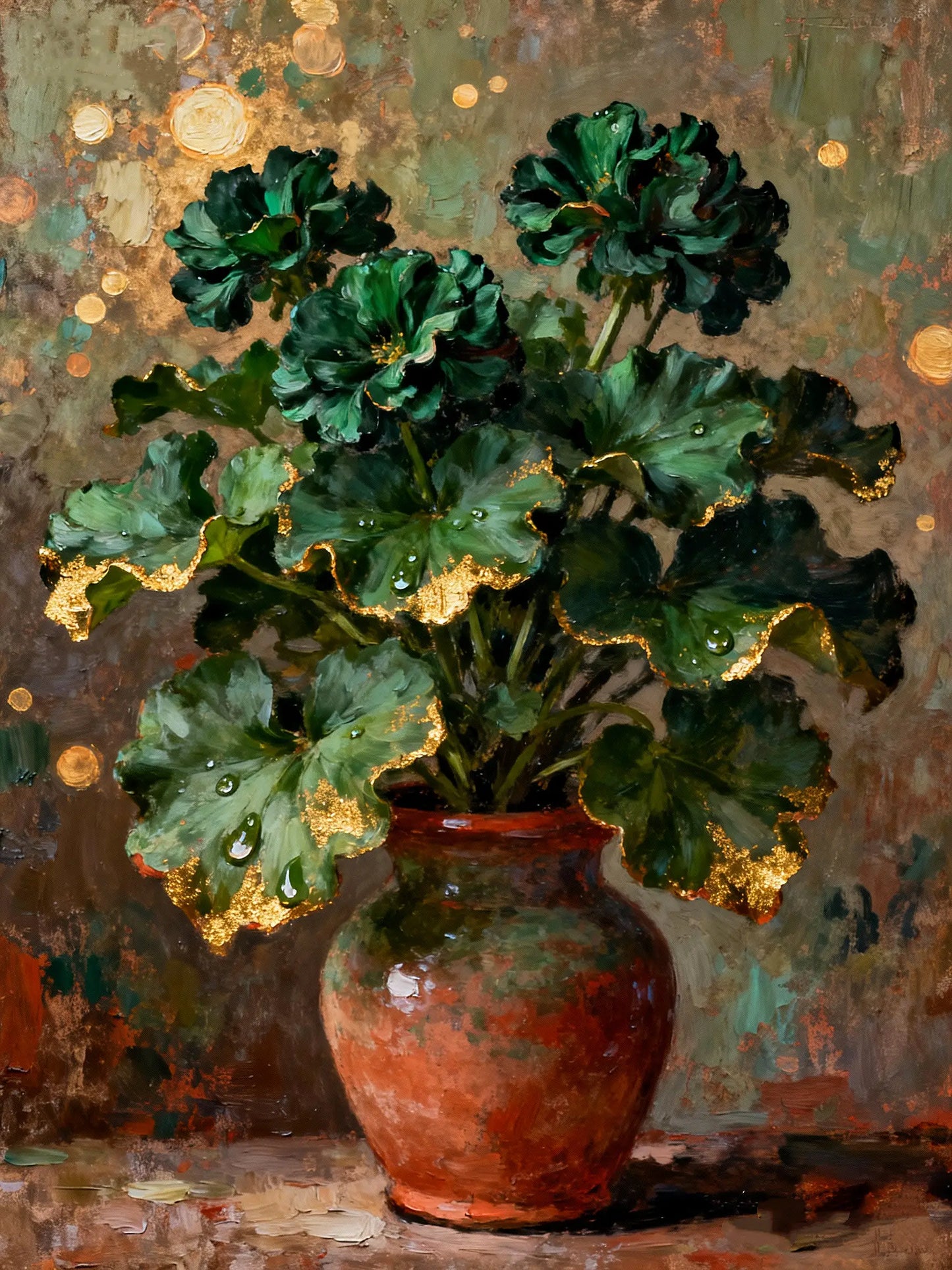 Luxurious green plants