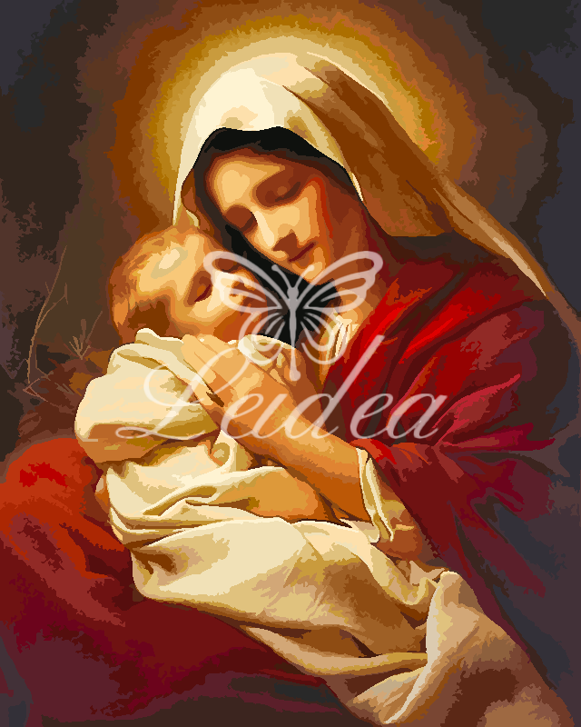 Madonna & Child Embrace