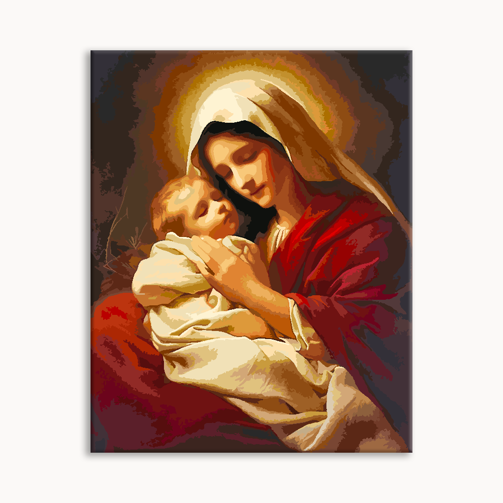 Madonna & Child Embrace