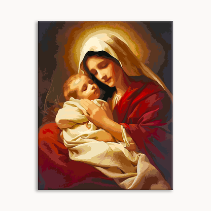 Madonna & Child Embrace