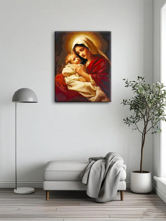 Madonna & Child Embrace