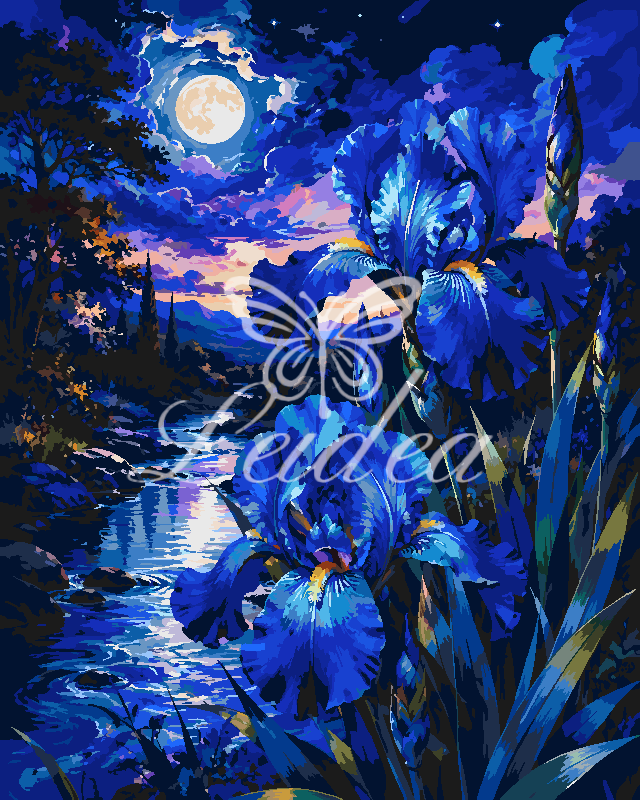 Midnight Iris Lagoon