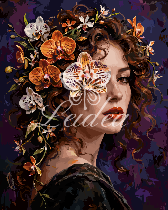 Moody Bloom Lady Portrait