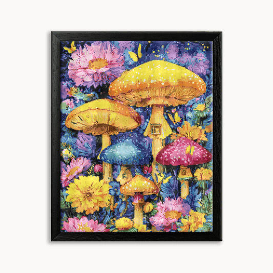 Mushroom Garden Diamond Painting 30/40 40/50 50/60