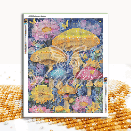 Mushroom Garden Diamond Painting 30/40 40/50 50/60