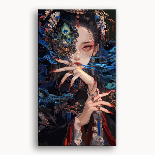 Mysterious Peacock Lady