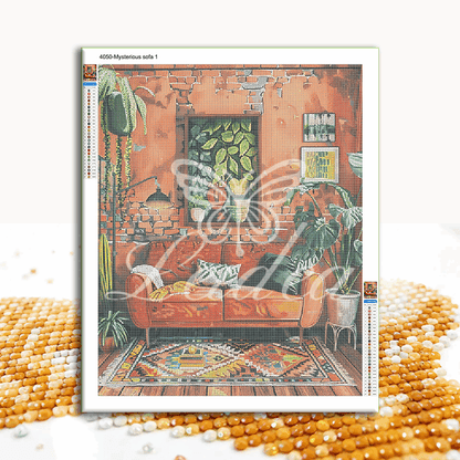 Mysterious sofa Diamond Painting 30/40 40/50 50/60