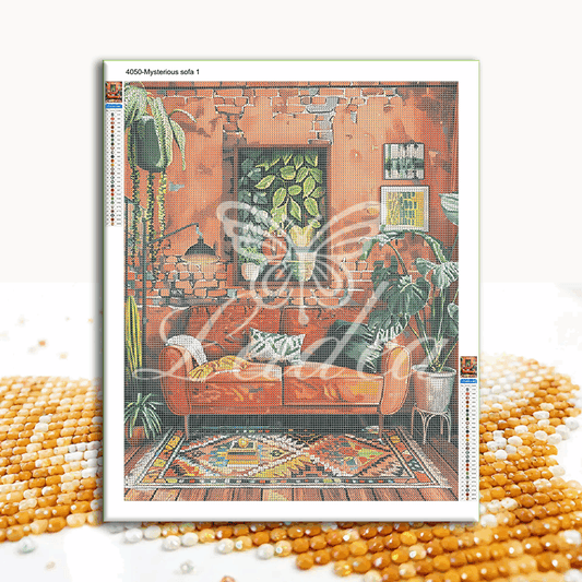 Mysterious sofa Diamond Painting 30/40 40/50 50/60