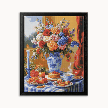Oil painting afternoon tea 2 Diamond Painting 30/40 40/50 50/60