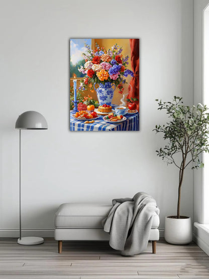 Oil painting afternoon tea 2