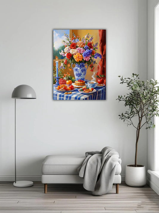 Oil painting afternoon tea 2