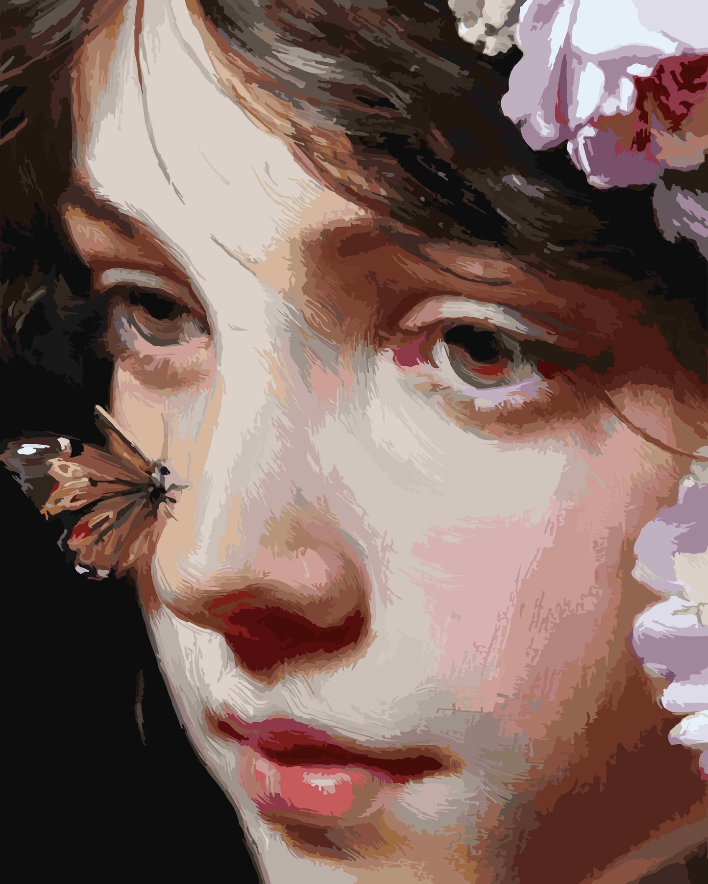 Oil painting of a girl 1