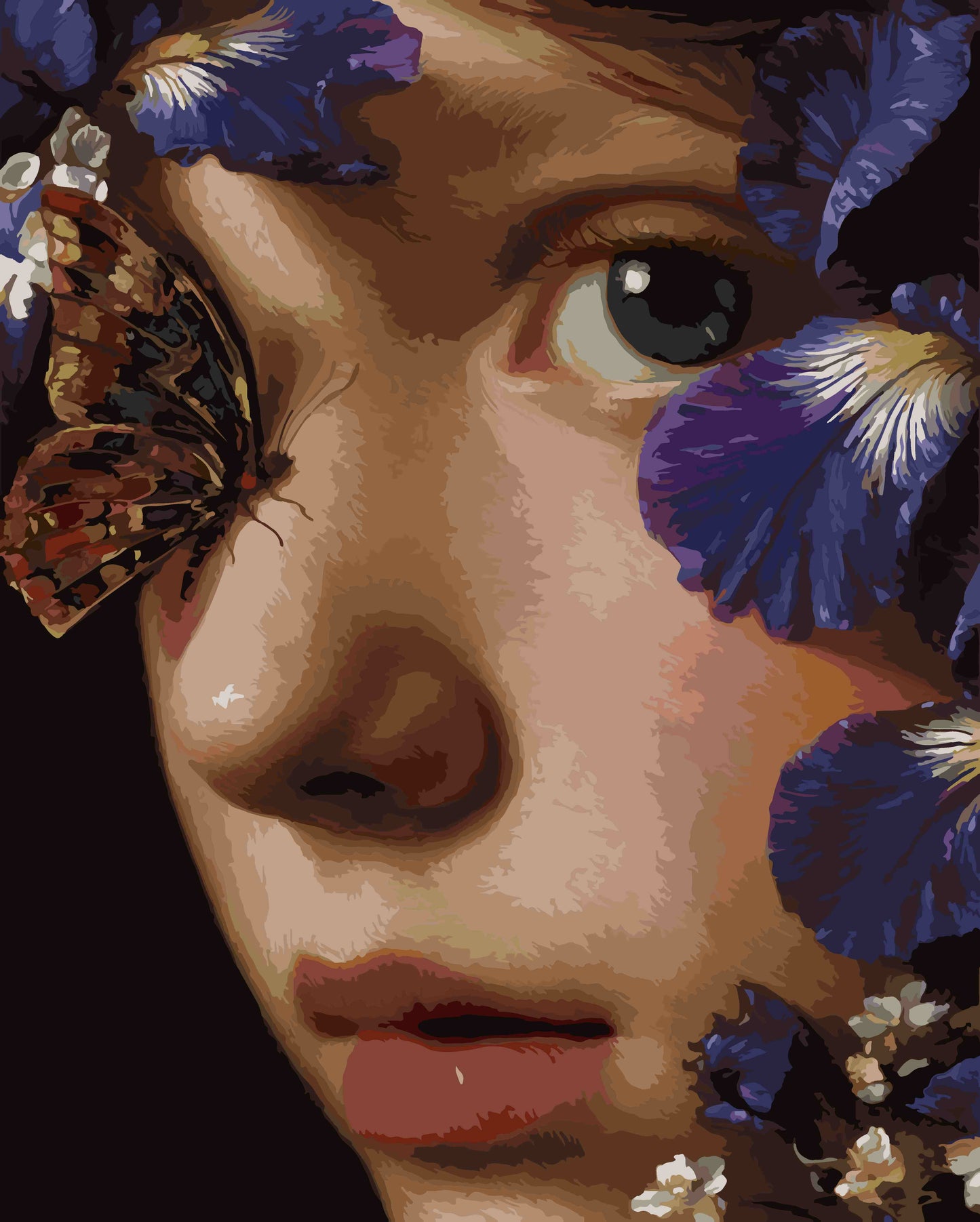 Oil painting of a girl 10