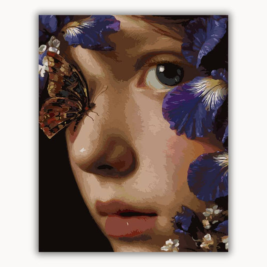 Oil painting of a girl 10