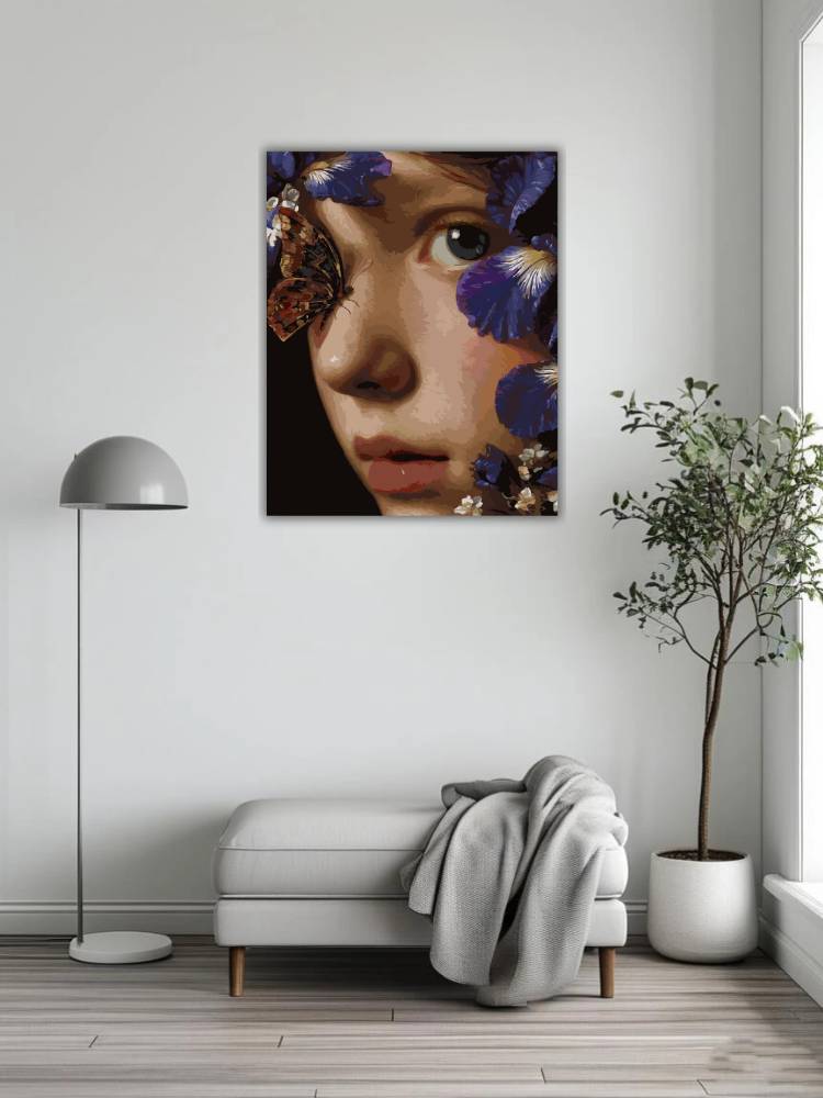 Oil painting of a girl 10