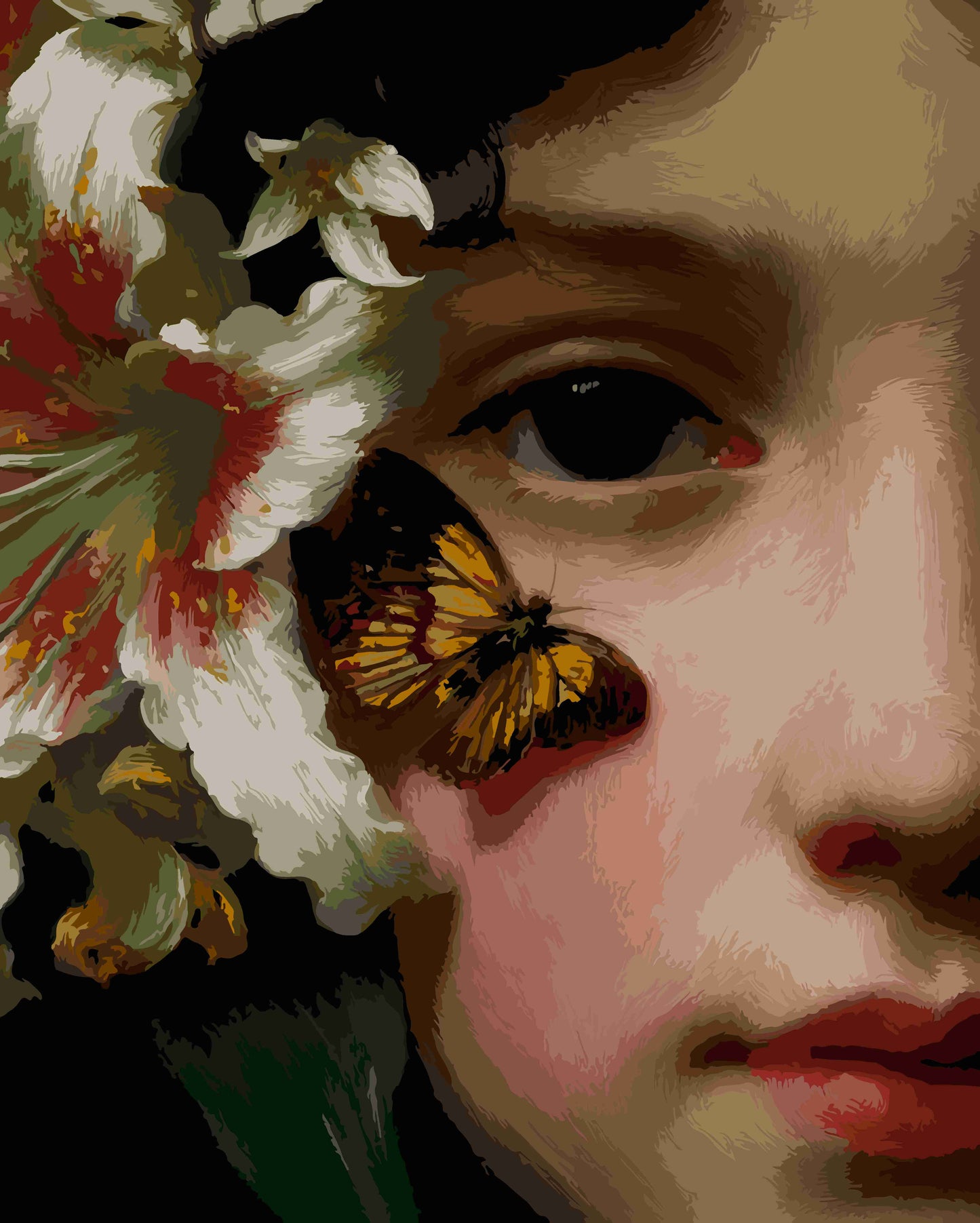 Oil painting of a girl 12