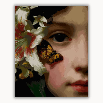 Oil painting of a girl 12