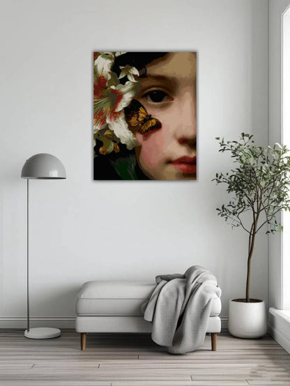 Oil painting of a girl 12