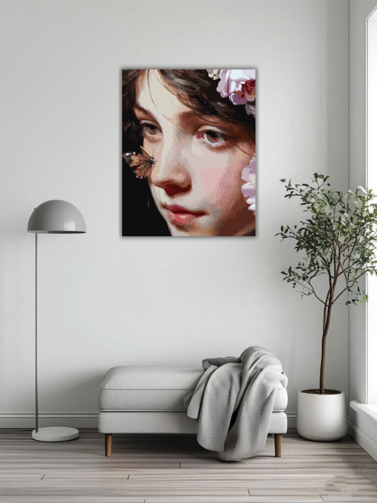 Oil painting of a girl 1
