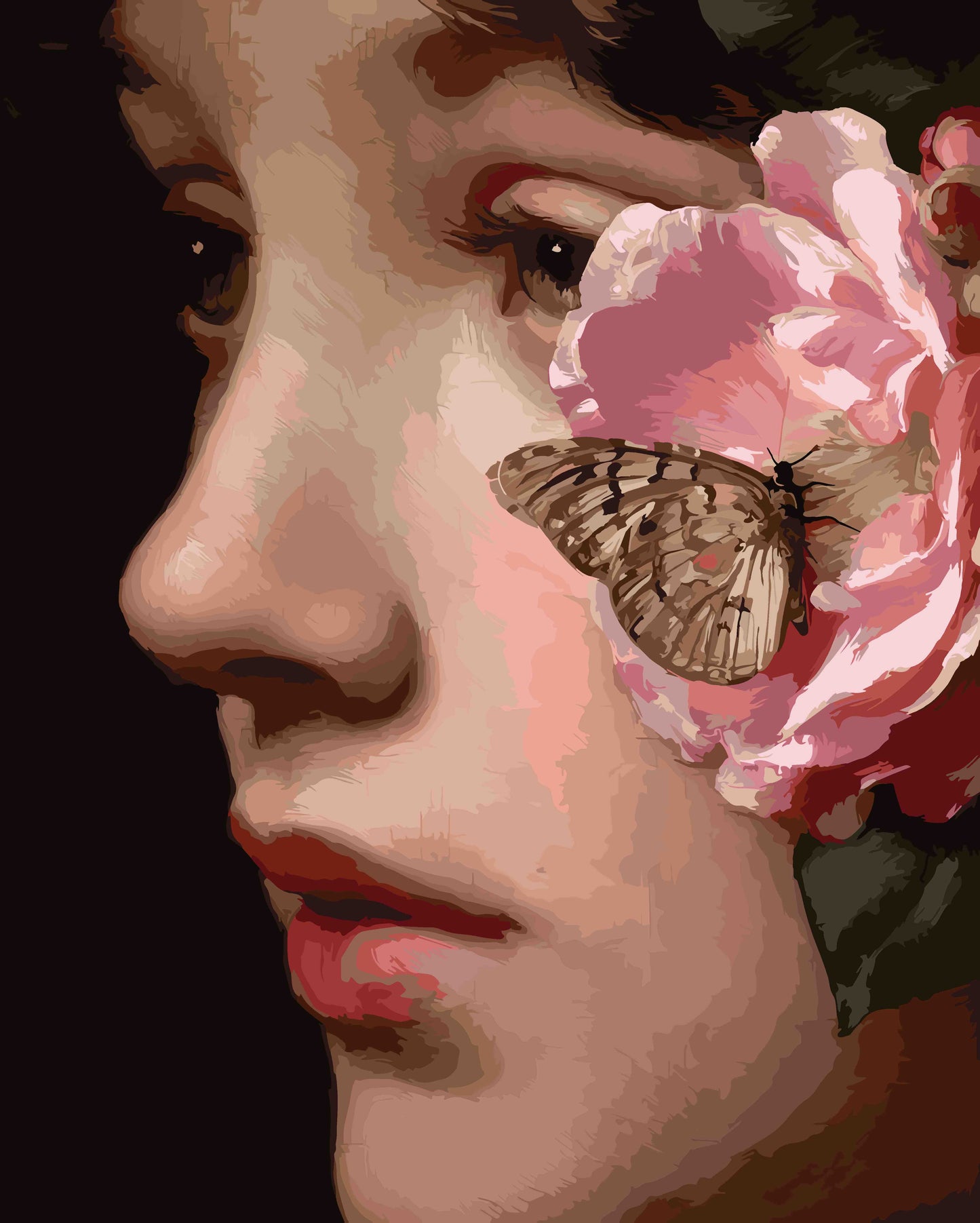 Oil painting of a girl 3