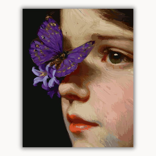 Oil painting of a girl 4