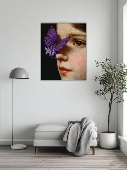 Oil painting of a girl 4