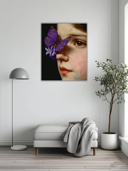 Oil painting of a girl 4