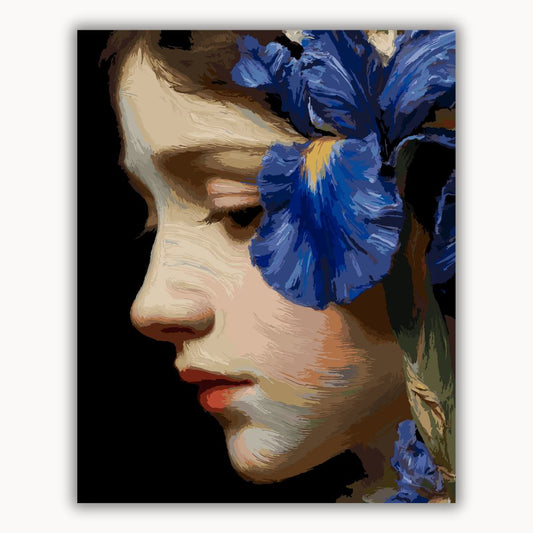 Oil painting of a girl 5