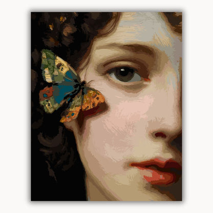 Oil painting of a girl 7