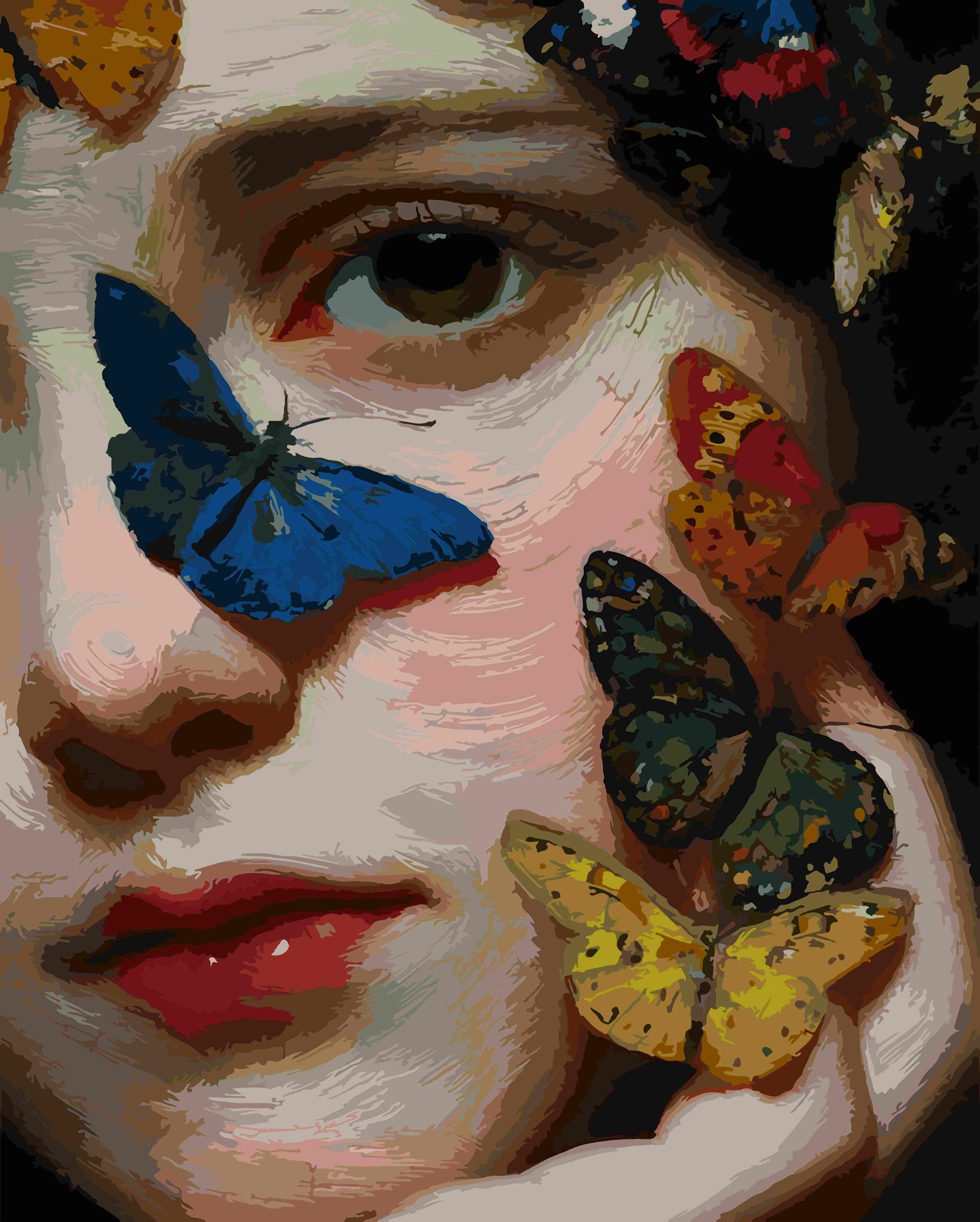 Oil painting of a girl 8