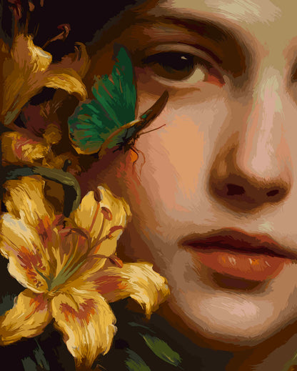 Oil painting of a girl 9