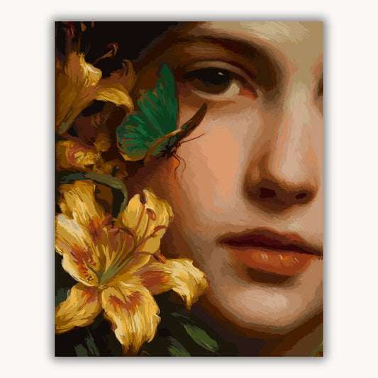 Oil painting of a girl 9